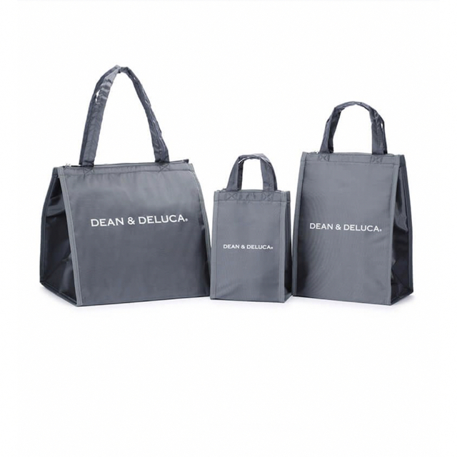 DEAN & DELUCA(ディーンアンドデルーカ)のDEAN & DELUCA クーラーバッグ オンライン 限定 グレー S 新品 レディースのバッグ(トートバッグ)の商品写真