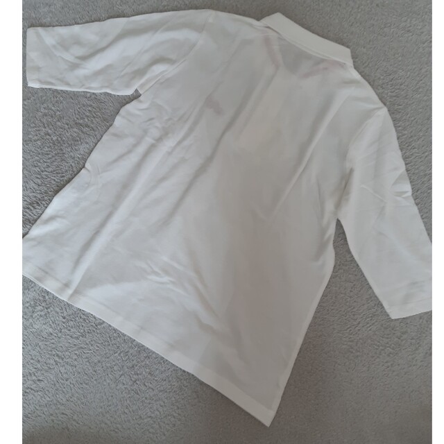 ポロシャツ　白 レディースのトップス(ポロシャツ)の商品写真