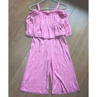 ザラキッズ(ZARA KIDS)の新品 ZARA baby girls サロペット　ワンピース(ワンピース)