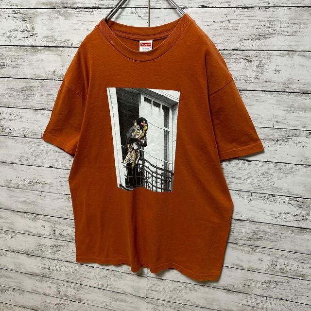 【即完売モデル】シュプリーム☆ビッグロゴ最高デザイン希少カラー半袖Tシャツ　美品