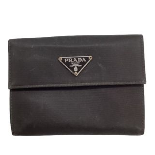 プラダ(PRADA)の♪♪PRADA プラダ ３つ折り財布 ナイロン ブラウン(財布)