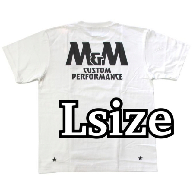 エムアンドエム Tシャツ/M&M バックプリント WHITE Lサイズ - Tシャツ ...