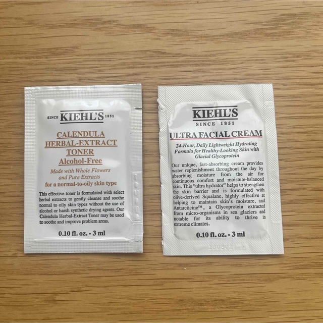 Kiehl's(キールズ)のKIEHL'S キールズ　化粧水(トナー) クリーム　サンプル　セット コスメ/美容のキット/セット(サンプル/トライアルキット)の商品写真