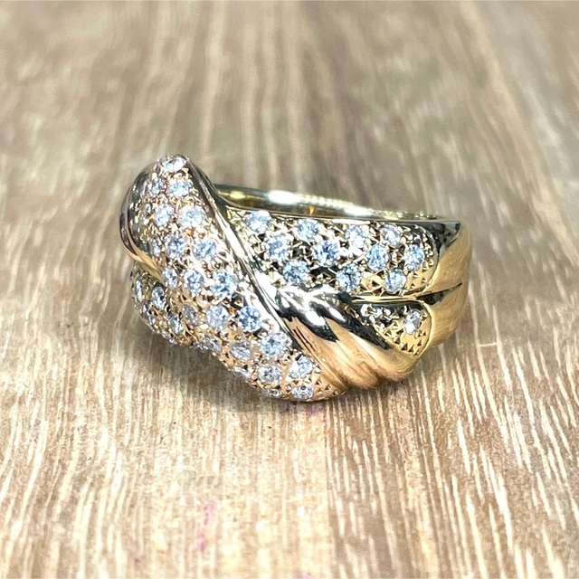 ゴージャス!K18 ダイヤ 0.50ct リング 7.16g GR1530 | ochge.org