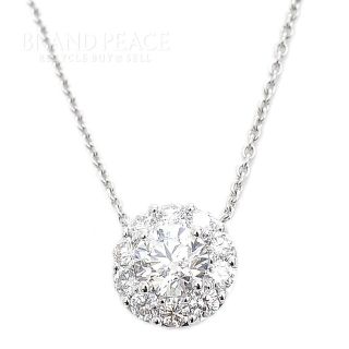 グラフ(graff)のグラフ アイコン ネックレス K18WG ダイヤ 0.7ct(ネックレス)