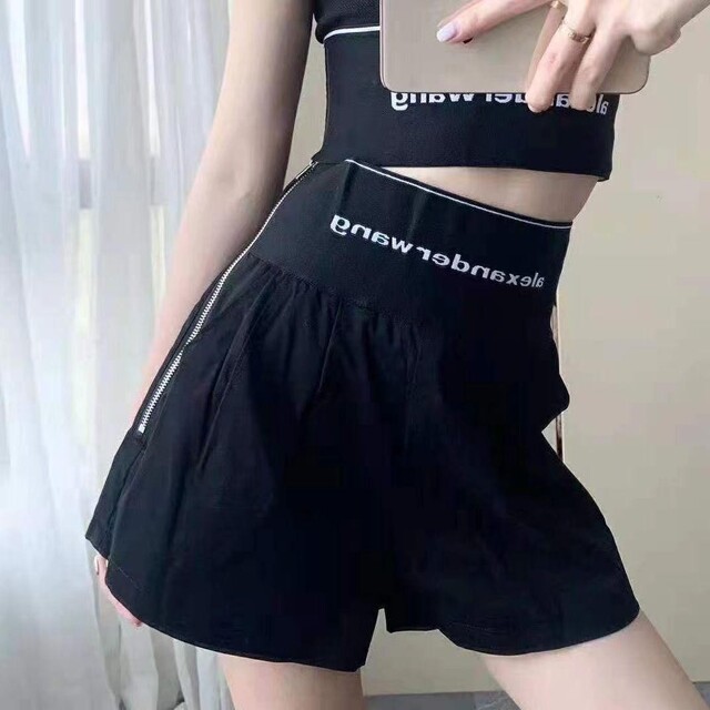 新品 Alexanderwang アレキサンダーワン ショートパンツ ブラック 当店