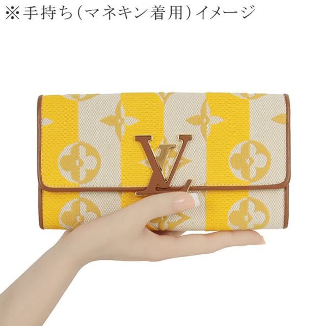 LOUIS VUITTON(ルイヴィトン)のルイヴィトン 二つ折り長財布 イエロー レディース LV 展示品 153301 レディースのファッション小物(財布)の商品写真