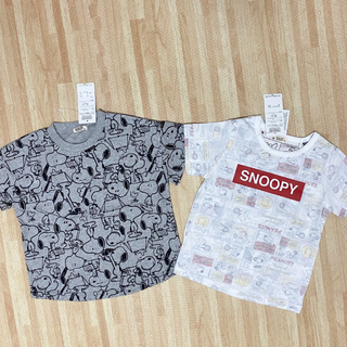 スヌーピー(SNOOPY)の【新品】スヌーピー   半袖　tシャツ 2枚(Tシャツ/カットソー)