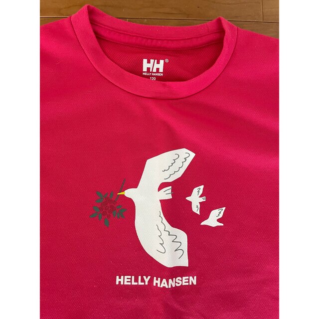 HELLY HANSEN(ヘリーハンセン)のヘリーハンセン☆Ｔシャツ120 キッズ/ベビー/マタニティのキッズ服女の子用(90cm~)(Tシャツ/カットソー)の商品写真
