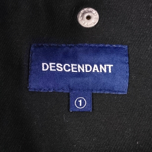 DESCENDANT(ディセンダント)のDESCENDANT ディセンダント コットン イージーショーツ ブラック サイズ1 正規品 / B3341 メンズのパンツ(ショートパンツ)の商品写真