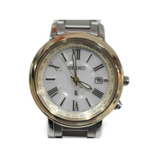 セイコー(SEIKO)の【百貨店限定400本★】SEIKO
LUKIA SSQV030 ６N****  チタニウム ソーラー レディース　ユニセックス　おしゃれ　人気　腕時計　時計　限定品　プレゼント包装可【中古】(その他)