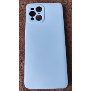 ①find x3 pro シリコン　ケース　パープル(その他)