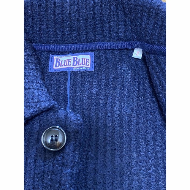 BLUE BLUE - BLUE BLUE ウールニットジャケット キムタク着 ラブ