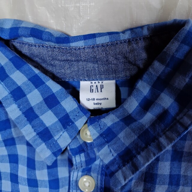 babyGAP(ベビーギャップ)のカバーオール  長袖  80 ロンパース  男の子   BabyGAP キッズ/ベビー/マタニティのベビー服(~85cm)(ロンパース)の商品写真