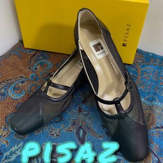 靴 ⭐︎pisaz ⭐︎パンプス22cmEE 黒 箱入り(ハイヒール/パンプス)