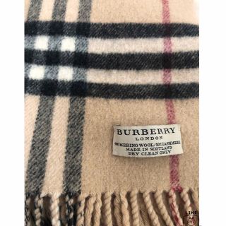 BURBERRY - 美品本物バーバリーBurberry高級ウールカシミヤチェック柄