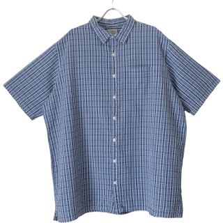 エルエルビーン(L.L.Bean)の00s L.L.Bean Blue Seersucker Check Shirt(シャツ)