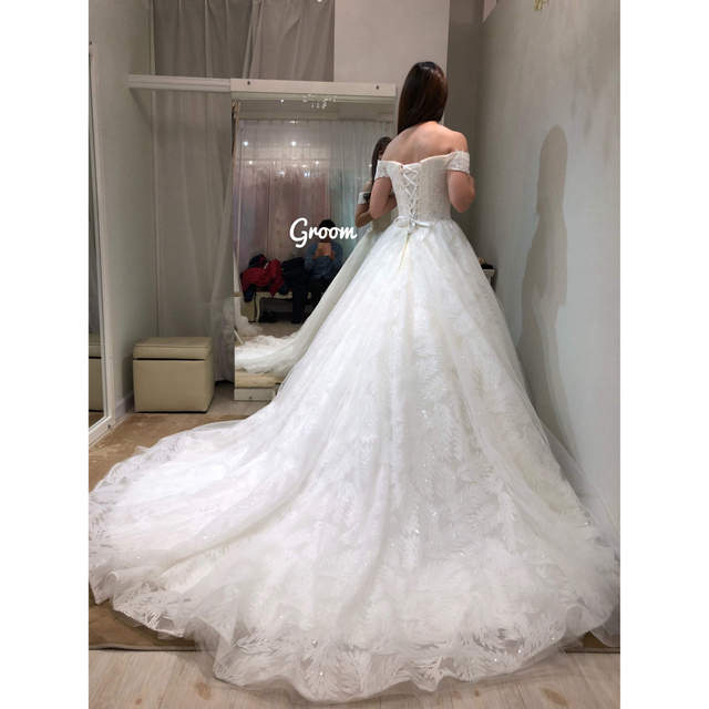 ふみ様専用取り置きYns weddingドレス&パニエセット ふみ様専用取り置きYns weddingドレス&パニエセット