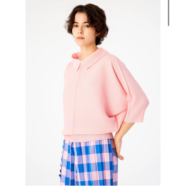 me イッセイミヤケ DOLMAN STRETCH PLEATS 2 レディースのトップス(シャツ/ブラウス(長袖/七分))の商品写真