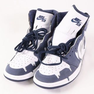 ナイキ(NIKE)のNIKE ナイキ　AJ1 MIDNIGHT NAVY GOLF FLOWDWN(その他)