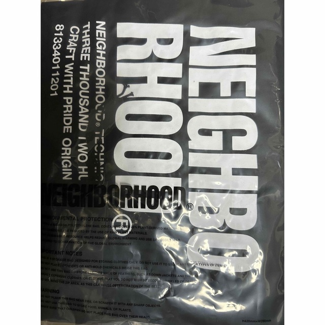 NEIGHBORHOOD(ネイバーフッド)のNEIGHBORHOOD ID TOTE BAG - BLACK メンズのバッグ(トートバッグ)の商品写真
