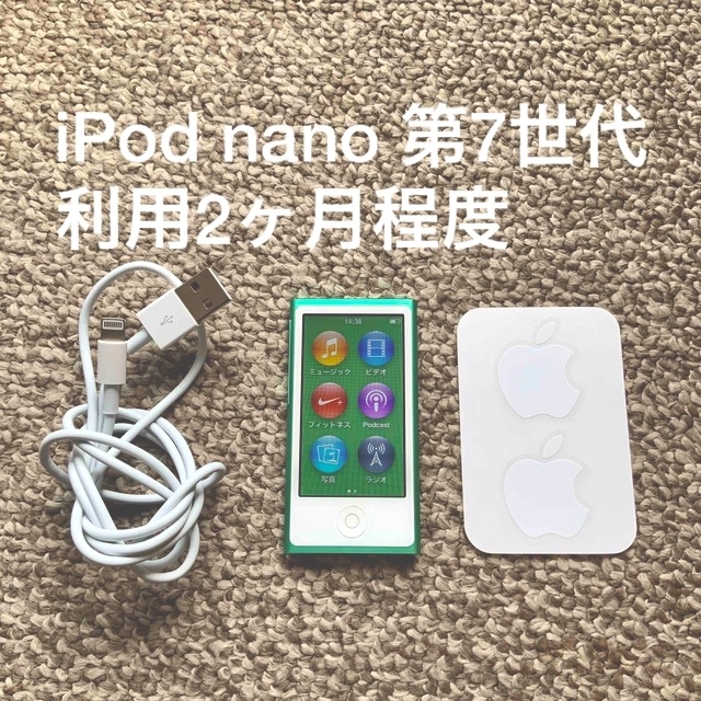 iPod nano 第7世代 16GB Apple アップル　アイポッド 本体