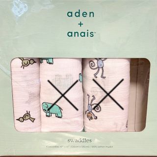 エイデンアンドアネイ(aden+anais)のM様専用　新品未使用エイデンアンドアネイおくるみ　ことり(おくるみ/ブランケット)