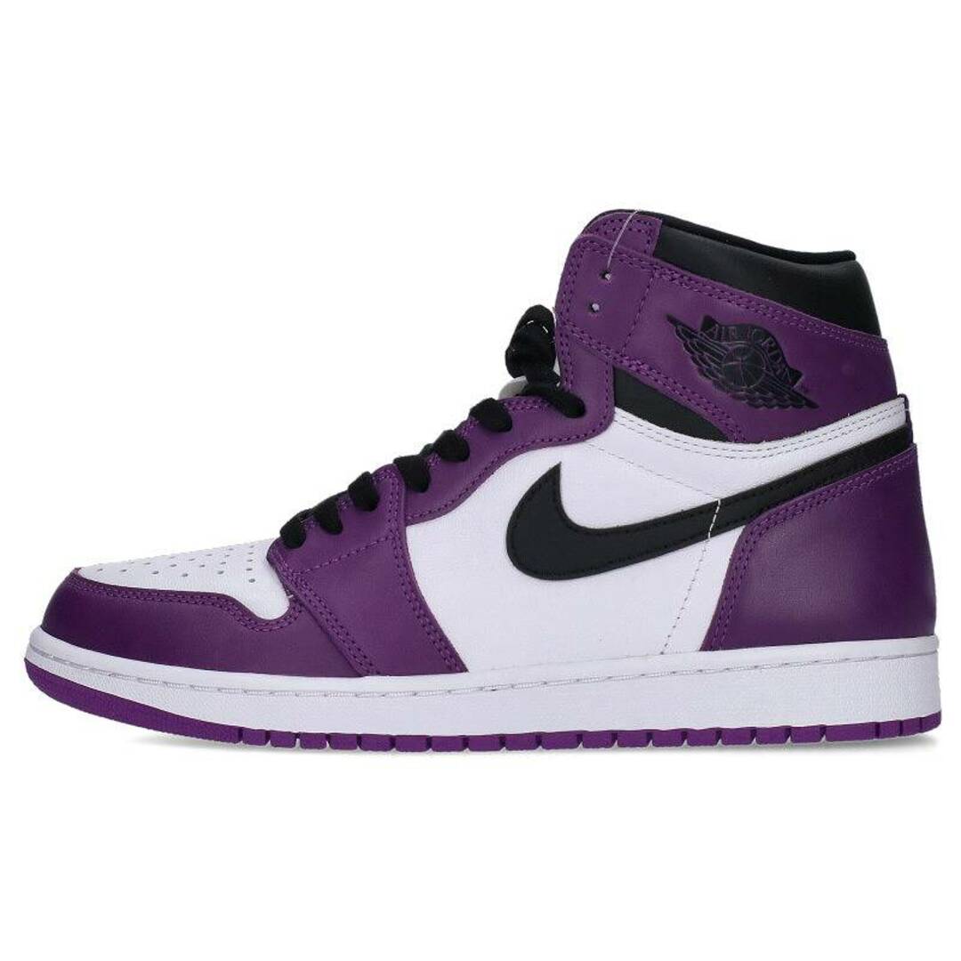 NIKE - ナイキ AIR JORDAN 1 RETRO HIGH OG COURT PURPLE 555088-500 ...