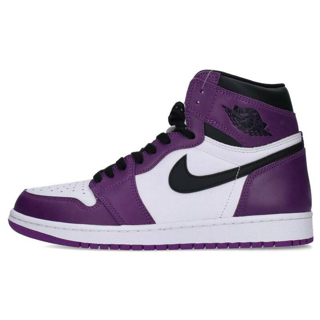 ナイキ  AIR JORDAN 1 RETRO HIGH OG COURT PURPLE 555088-500 エア ジョーダン1レトロハイオージーコートパープルスニーカー  メンズ 28cm