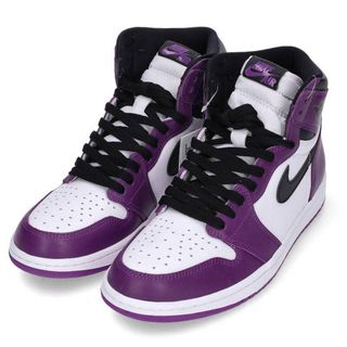 ナイキ AIR JORDAN 1 RETRO HIGH OG COURT PURPLE 555088-500 エア ジョーダン1レトロハイオージーコートパープルスニーカー  メンズ 26.5cm