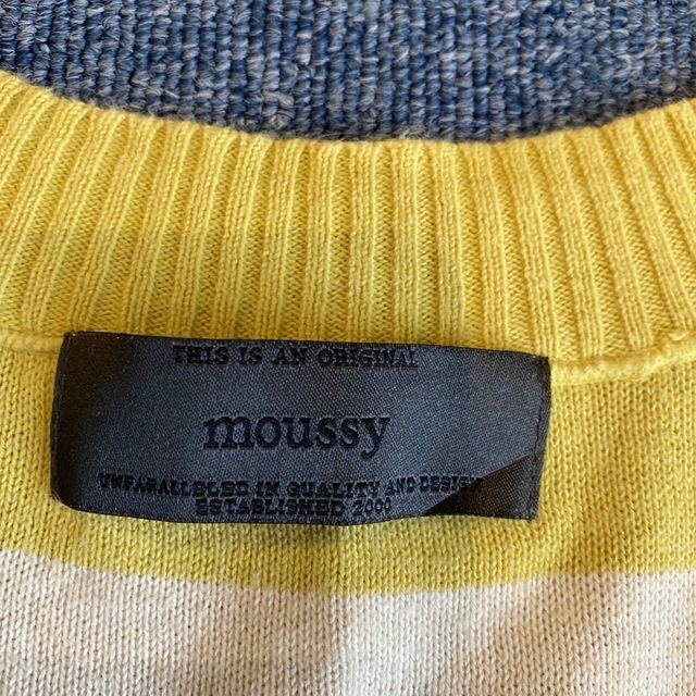 moussy(マウジー)のmoussy 綿100%のサマーニット レディースのトップス(ニット/セーター)の商品写真