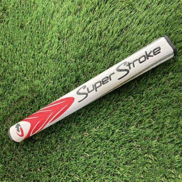 新品 スーパーストローク Mid Slim 2.0 ゴルフパターグリップ 白 赤 アクセサリー 新品 スーパーストローク Mid Slim 2.0 ゴルフパターグリップ 白 赤