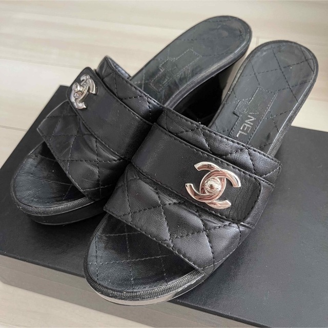 肌触りがいい CHANEL - 美品❣️シャネル CHANEL サンダル ミュール