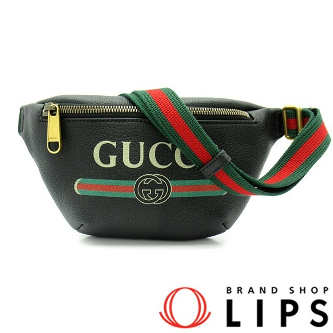 日本製在庫】 Gucci - グッチ ウエストポーチ レザー スモール ベルト