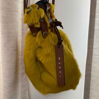 マルニ(Marni)のmarni ♡ドローストリングバック♡イエロー(トートバッグ)