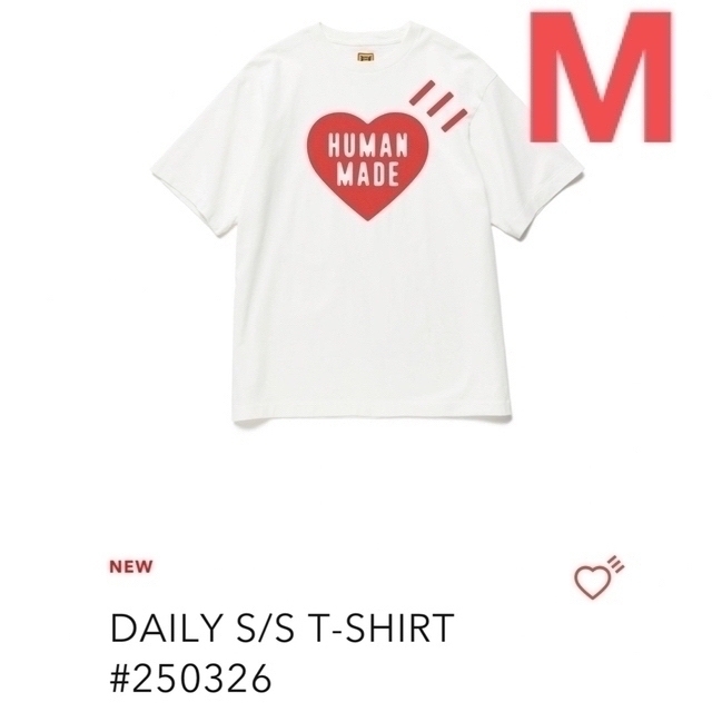 HUMAN MADE(ヒューマンメイド)のHUMAN MADEDAILY S/S T-SHIRT 25326  3月26日 メンズのトップス(Tシャツ/カットソー(半袖/袖なし))の商品写真