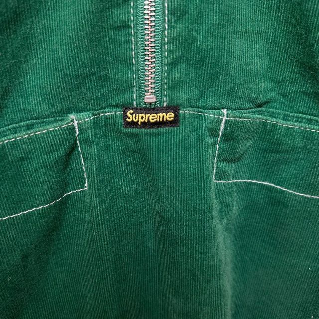 Supreme(シュプリーム)の【入手困難】シュプリーム☆センター刺繍ロゴハーフジップコーデュロイポロシャツ メンズのトップス(ポロシャツ)の商品写真