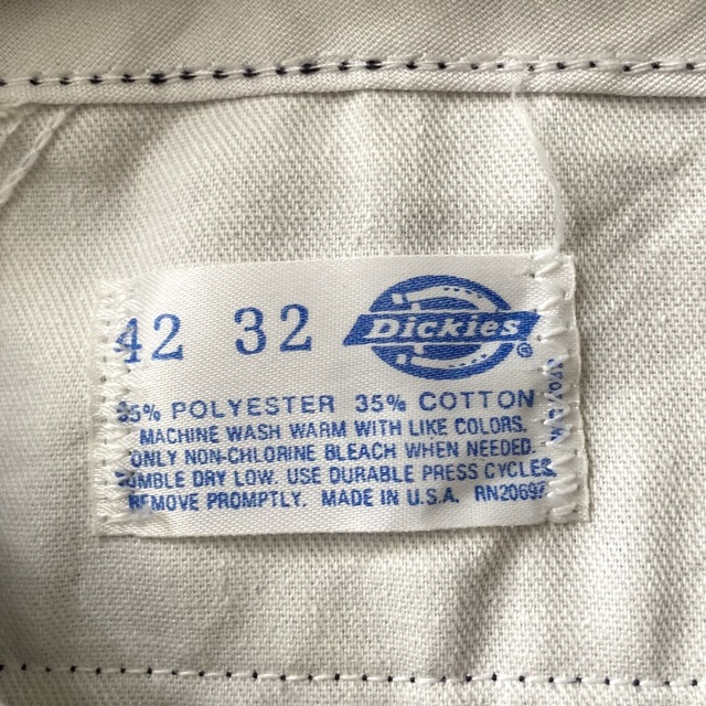 80s USA製 Dickies 874 ワークパンツ W42 ディッキーズ