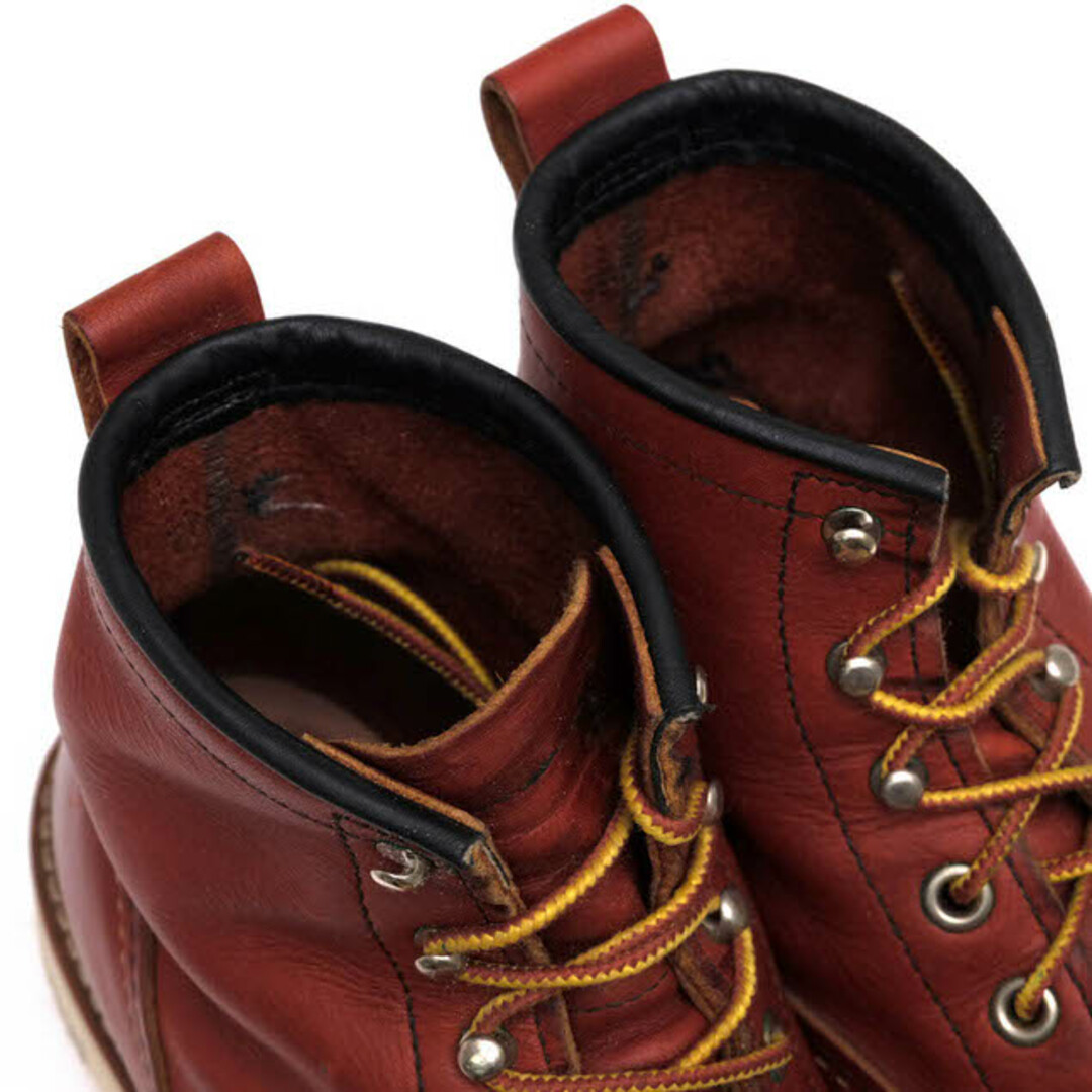 REDWING(レッドウィング)のレッドウィング／RED WING ワークブーツ シューズ 靴 メンズ 男性 男性用レザー 革 本革 レッド ブラウン 赤 茶  2924 6'LINEMAN BOOTS ラインマン プレーントゥ グッドイヤーウェルト製法 メンズの靴/シューズ(ブーツ)の商品写真