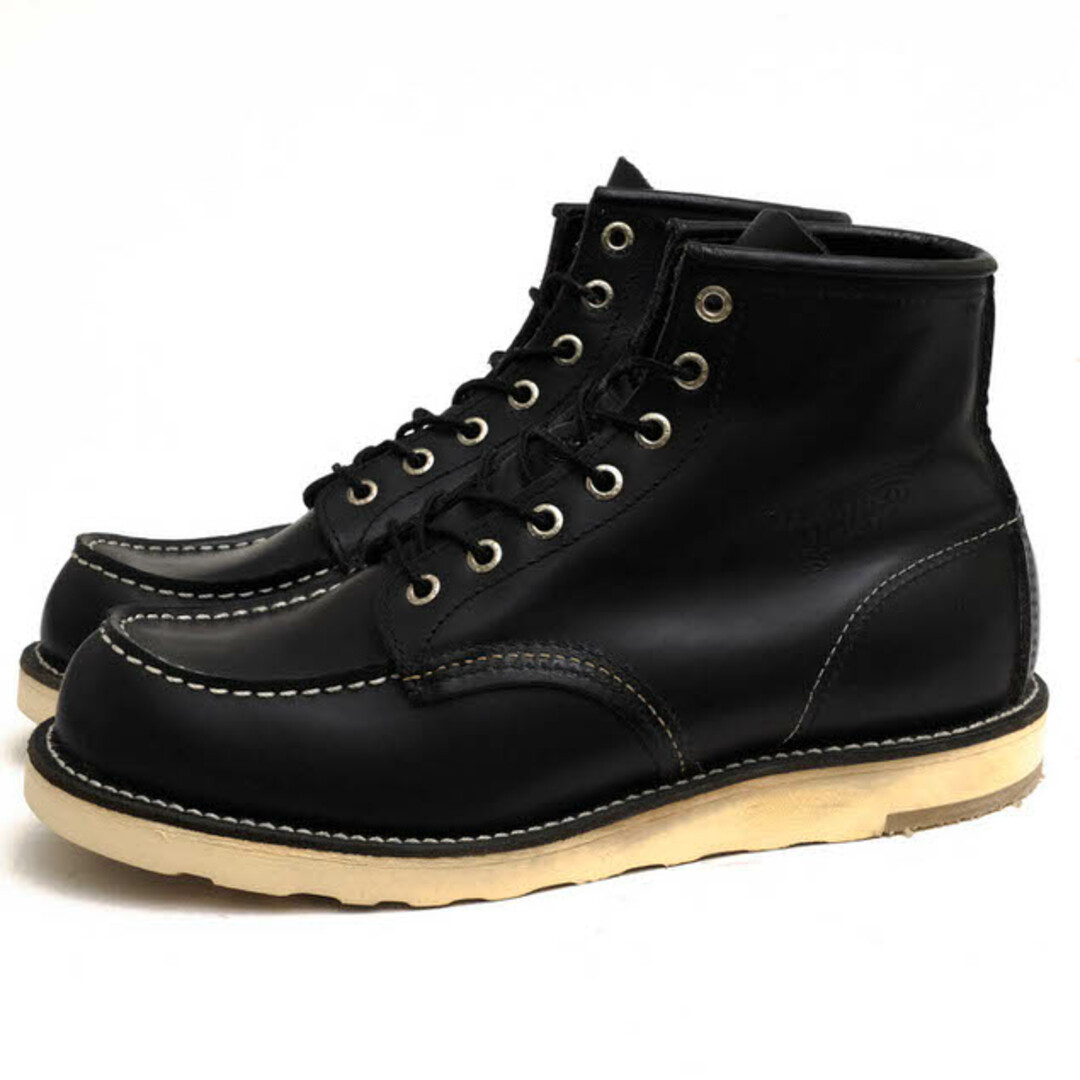 レッドウィング／RED WING ワークブーツ シューズ 靴 メンズ 男性 男性用レザー 革 本革 ブラック 黒  8179 6inch CLASSIC MOC TOE クラシックモックトゥ IRISH SETTER アイリッシュセッター モックトゥ グッドイヤーウェルト製法 定番靴/シューズ