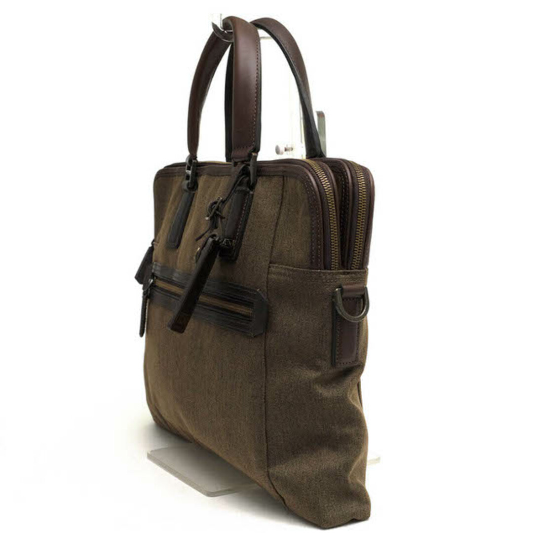 トゥミ/TUMI バッグ ブリーフケース ビジネスバッグ 鞄 ビジネス メンズ 男性 男性用コットン 綿 キャンバス レザー 革 68216SGE BEACON HILL BRANCH SLIM LAPTOP BRIEF ビーコンヒル ブランチ スリムラップ トップブリーフ 2WAY