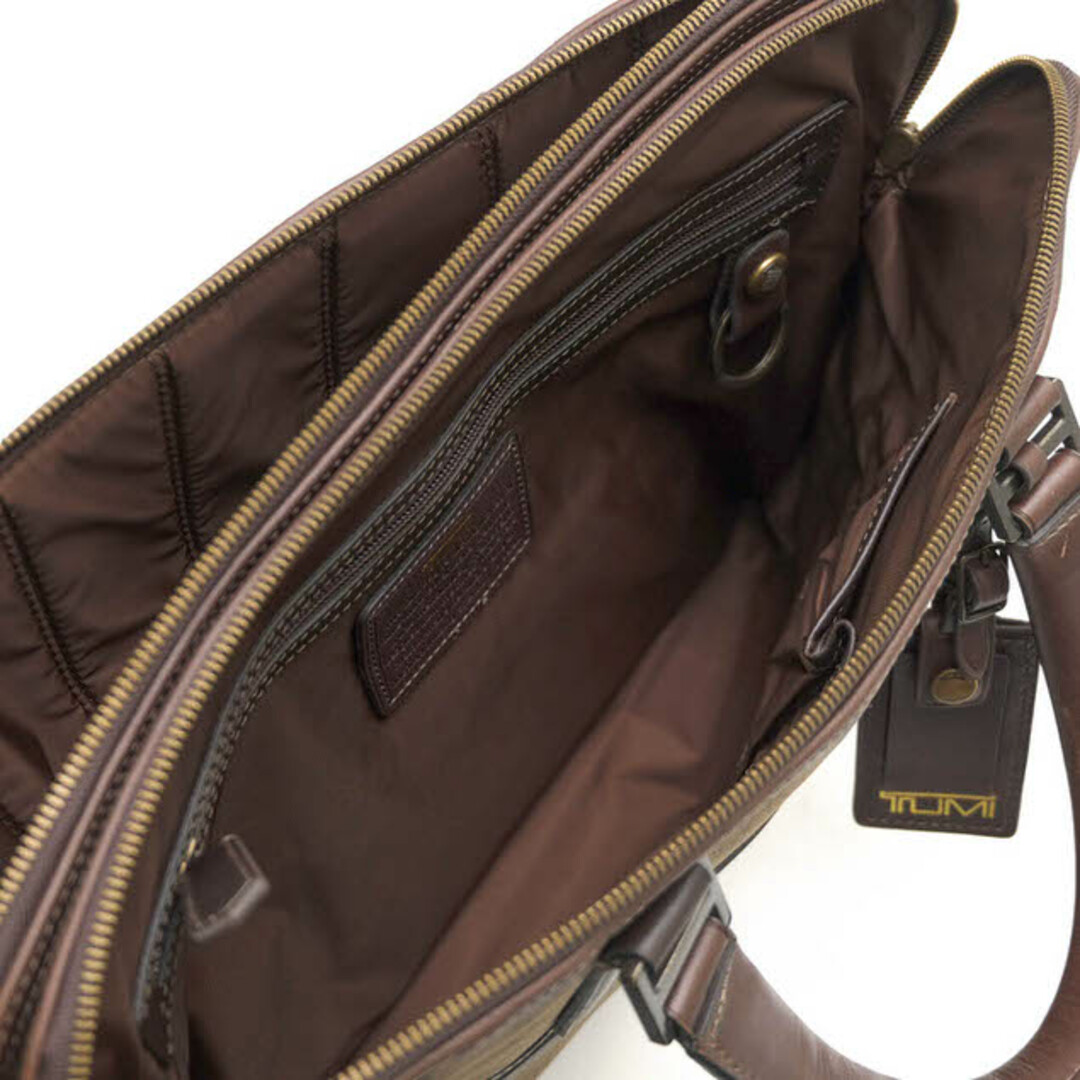 トゥミ/TUMI バッグ ブリーフケース ビジネスバッグ 鞄 ビジネス メンズ 男性 男性用コットン 綿 キャンバス レザー 革 68216SGE BEACON HILL BRANCH SLIM LAPTOP BRIEF ビーコンヒル ブランチ スリムラップ トップブリーフ 2WAY