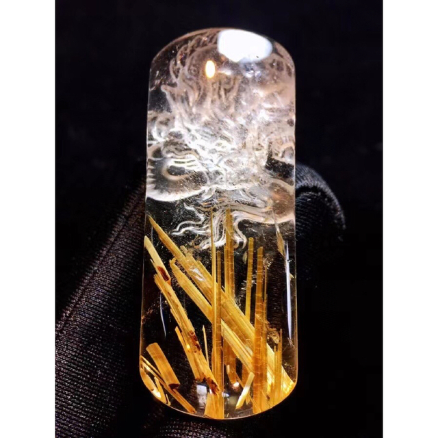⭐︎【天然】タイチンルチルクオーツ ペンダントトップ 22.6g | www