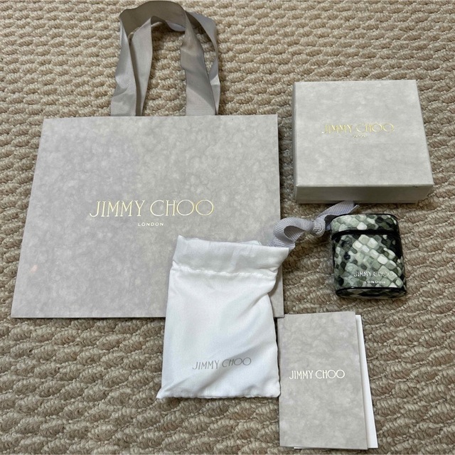 JIMMY CHOO(ジミーチュウ)のJIMMY CHOO AirPods第1世代ケース スマホ/家電/カメラのスマホアクセサリー(Androidケース)の商品写真