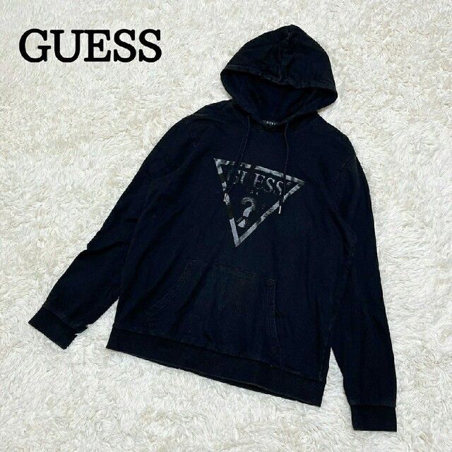 GUESS ゲス ビッグロゴ フーディパーカー