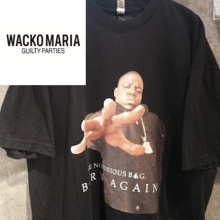 ワコマリア(WACKO MARIA)の【Lサイズ　ノトーリアス】ワコマリア BIG ビギー tシャツ　ラッパー　コラボ(Tシャツ/カットソー(半袖/袖なし))