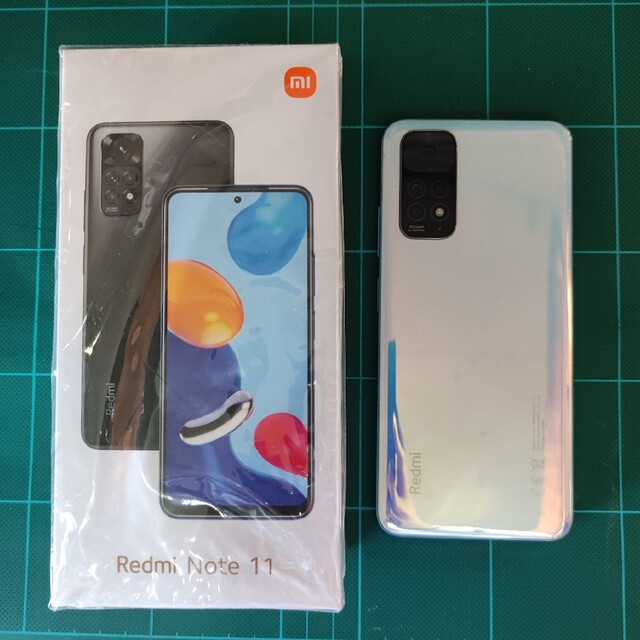 Redmi Note 11　スターブルー simフリー 中古スマホ スマホ/家電/カメラのスマートフォン/携帯電話(スマートフォン本体)の商品写真