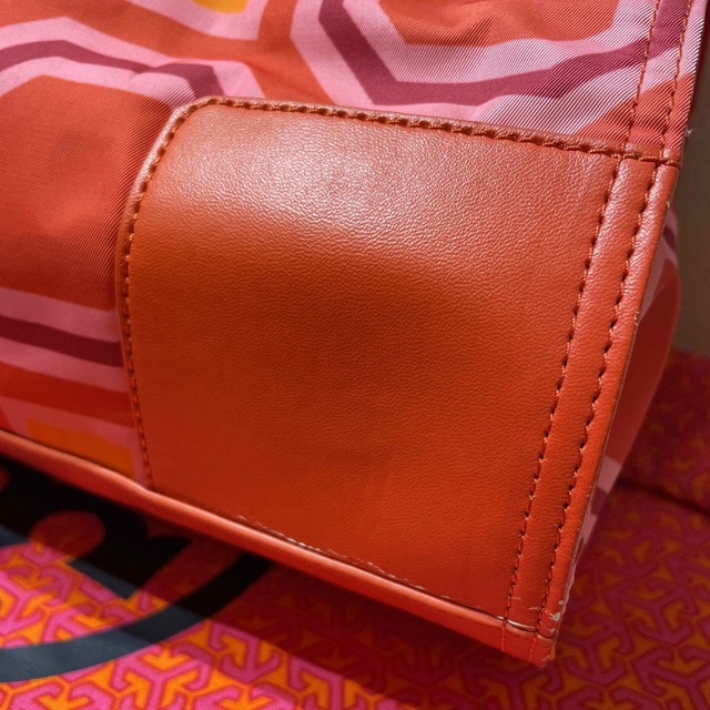 Tory Burch - トリーバーチ♦︎エラ ビッグトートバッグ オレンジ 柄の ...
