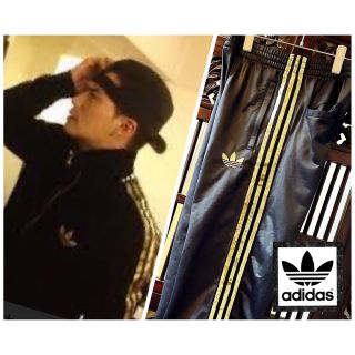 アディダス(adidas)のアディダス オリジナルス 市原隼人 ゴールド ジャージ 金 パンツ パーカー(ジャージ)