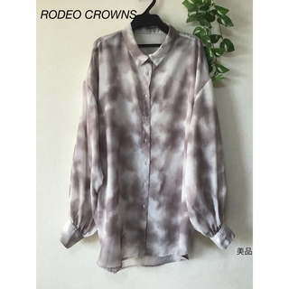 ロデオクラウンズ(RODEO CROWNS)の⭐︎美品⭐︎ RODEO CROWNS ビック　シャツ(シャツ/ブラウス(長袖/七分))